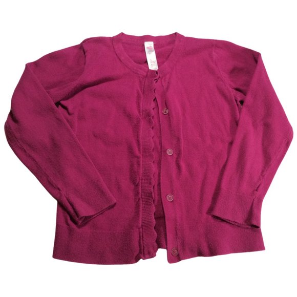 👣 5/$25 - Fuchsia Knit Cardigan - Picture 1 of 1